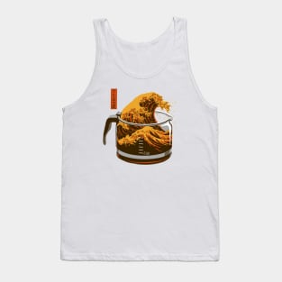 THE GREAT WAVE OF CAFFEINE Tank Top